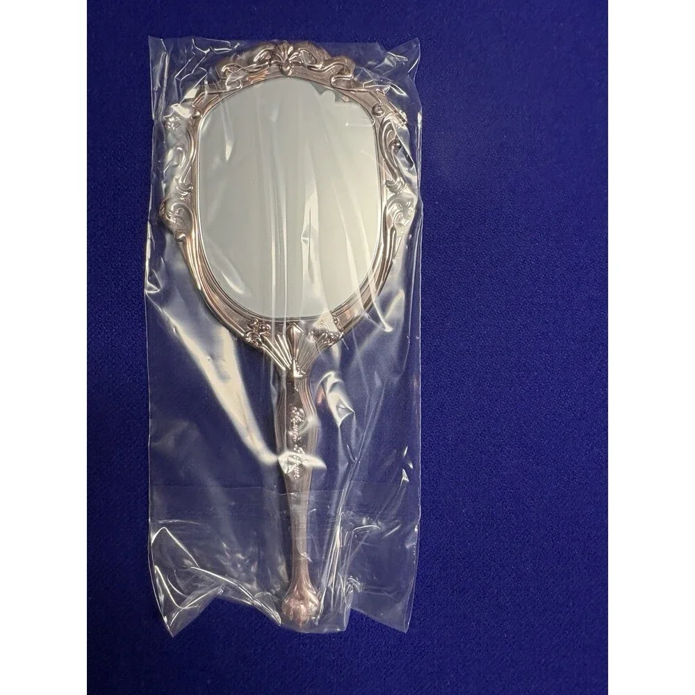 Flower Knows Strawberry Rococo Series Hand Mirror Soft Pink NEW